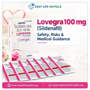 Lovegra 100 mg sildenafil safety risks medical guidance