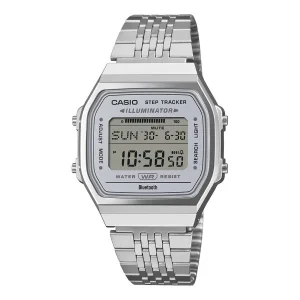 Casio silver watch stylish reliable timepieces