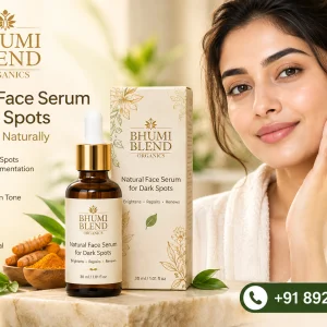 Natural face serum for dark spots glowing skin