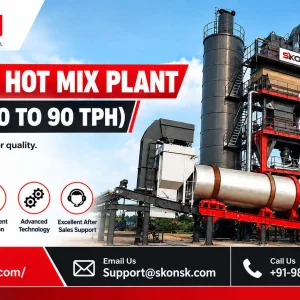Asphalt hot mix plant dm 50 60 to 90 tph