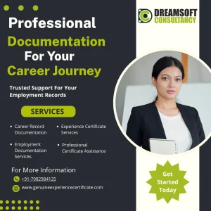 Reliable experience certificate provider in noida today