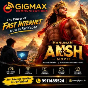 Best internet provider in faridabad gigmax 9911485524