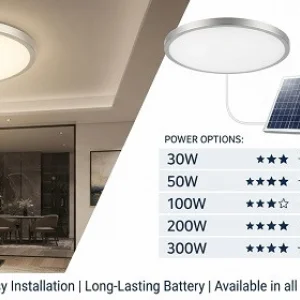 Bright solar ceiling light with remote control south africa