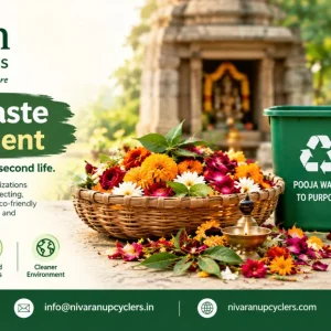 Ecofriendly pooja waste disposal services nivaran upcyclers