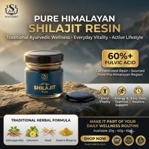 Ayurvedic himalayan shilajit resin for daily wellness