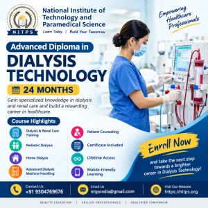 Advanced diploma in dialysis technology 24 months