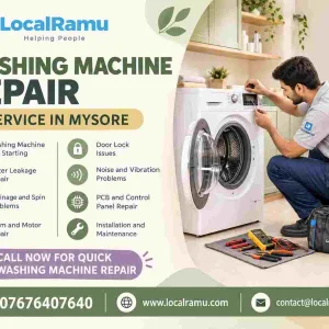 Professional washing machine repair in mysore with localramu