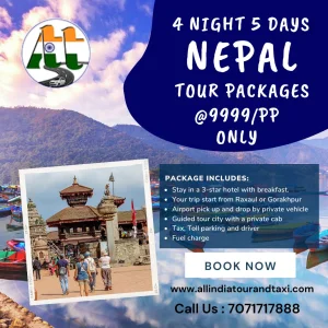 Nepal tour package from gorakhpur