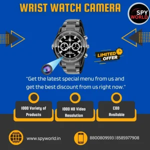 Buy wrist watch hidden camera in shop shadi pur new delhi by spy