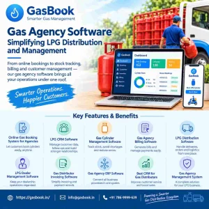 Gas agency software simplifying lpg distribution and management