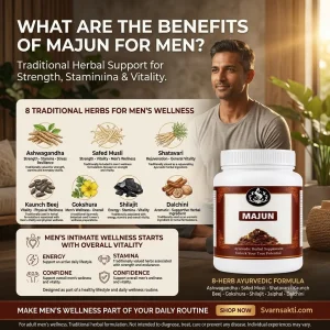 Herbal majun ayurvedic formula for men svarnsakti