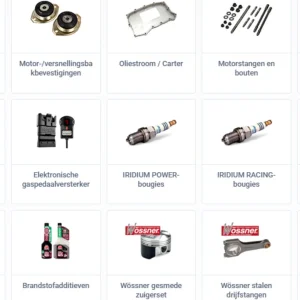 Porsche motortuning en prestatieonderdelen