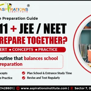 How to prepare for class 11 along with jee or neet foundation