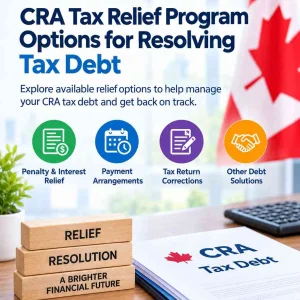 Cra tax relief program options for resolving tax debt