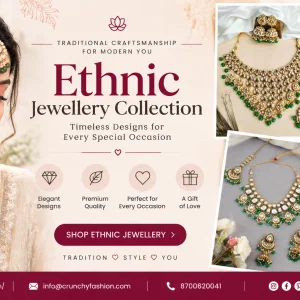 Stylish ethnic jewellery online crunchy fashion india