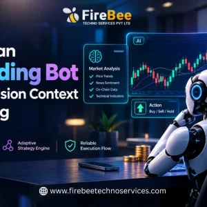 Create an ai trading bot with decision context modeling