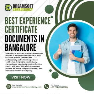 Genuine experience certificate services in bangalore