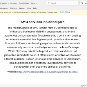 Smo services in chandigarh