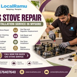 Smart gas stove repair service in mysore with localramu