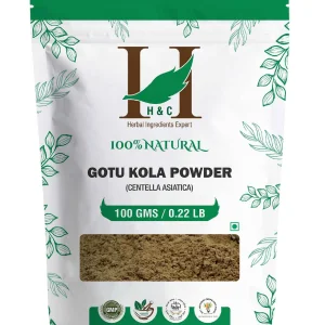 Gotu kola powder for natural herbal wellness