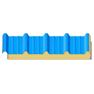 Mineral wool rock wool sandwich panels