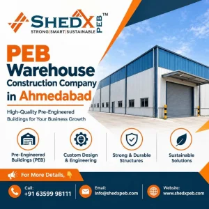 Peb warehouse construction company in ahmedabad shedx peb llp
