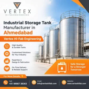 Industrial storage tank manufacturer in ahmedabad