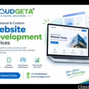 Cloudgeta website development for business growth