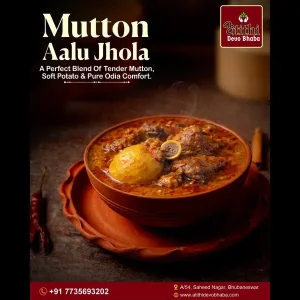 Best authentic mutton aloo jhola in bhubaneswar