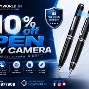 Spy camera with audio live streaming by spy world