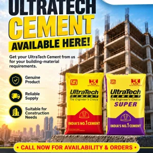 Ultratech cement wholesale dealers near me bulk supply