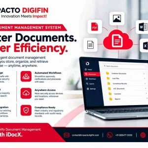 Secure document management software for financial services