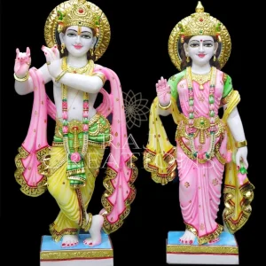 Order a beautifully designed marble statue of radha krishna