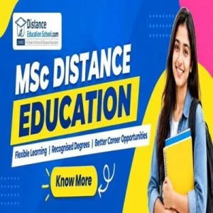 Explore msc distance education