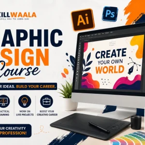 Online graphic design course with certificate skillwaala