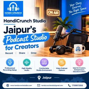 Handicrunch podcast a dedicated space for your next podcast