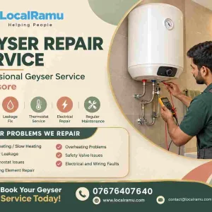 Smart geyser repair service in mysore by localramu