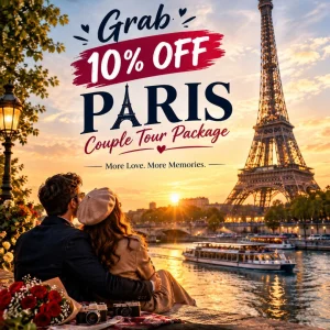 Grab 10 off paris couple tour package 91 9090484850
