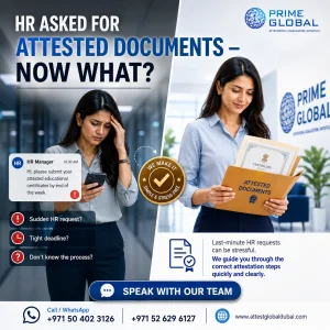 Attested document services in dubai guidance
