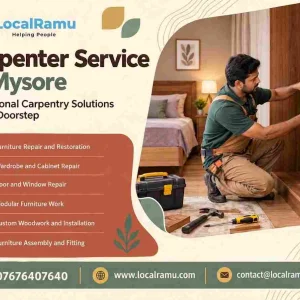 Professional carpenter service in mysore by localramu