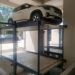 Stack parking system for modern residential buildings