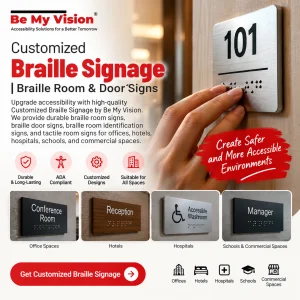 Customized braille signage braille room door signs