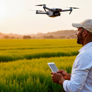 Agri drone manufacturer india for precision agriculture compone