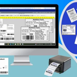 Barcode label maker software for asset inventory management