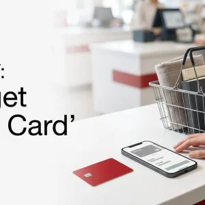 Credit or debit choose the right target red card