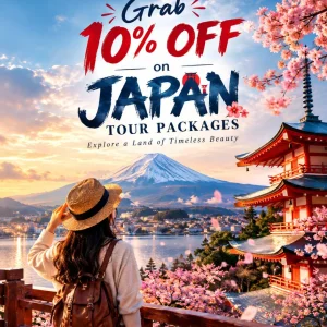 Grab 10 off on japan tour packages 91 9090484850