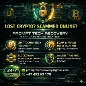 Prompttech recovery lost cryptocurrency recovery support