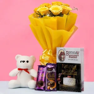 Buy combo gifts online best flower and chocolate bouquet deals