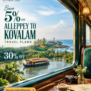 Save 5 on alleppey to kovalam travel plans 91 9090484850