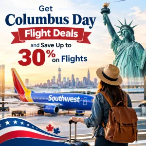Columbus day flight deals